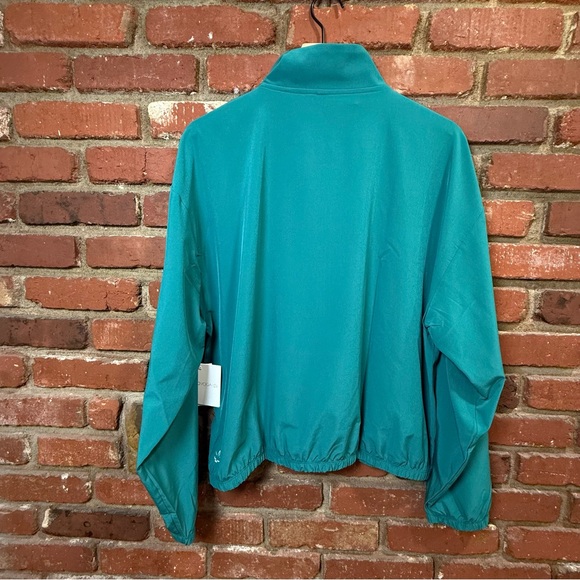 Beyond Yoga women's In stride half zip polyester pullover size medium teal -Flaw - Picture 4 of 13